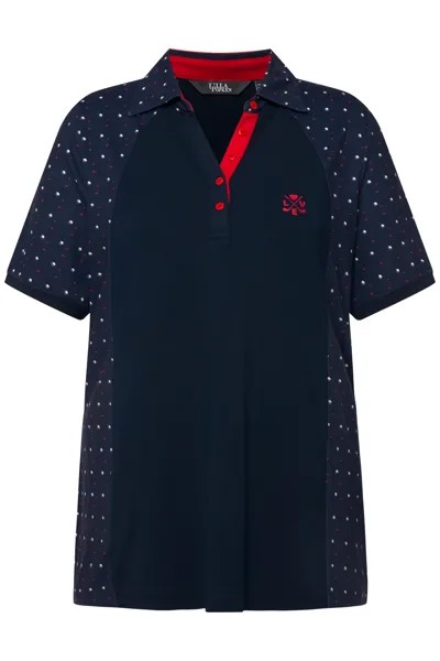 Футболка Ulla Popken Polo, морской