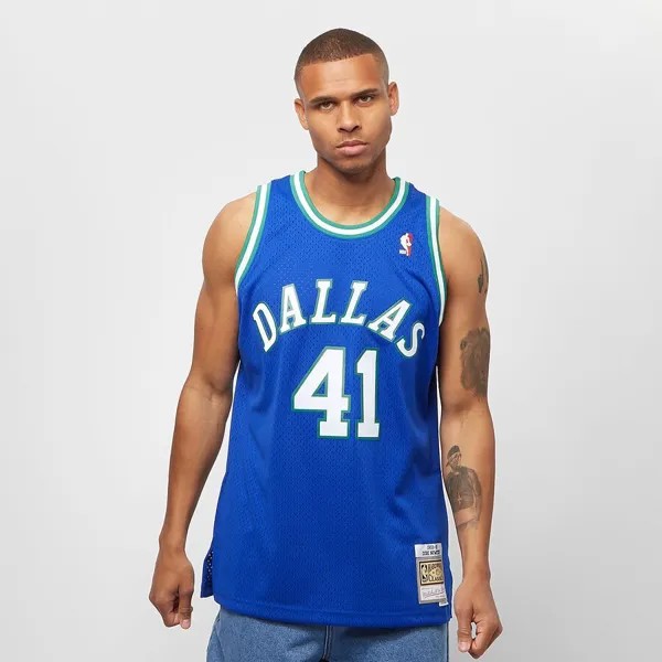 Майка NBA Swingman Jersey Dallas Mavericks 1998-99 Dirk Nowitzki Mitchell & Ness, цвет royal