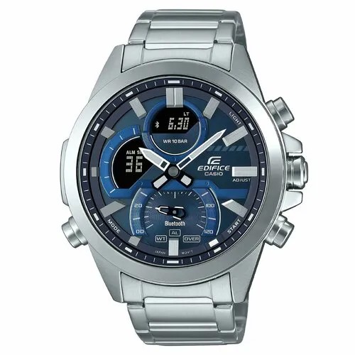 Наручные часы CASIO Edifice ECB-30D-2A, синий, серебряный