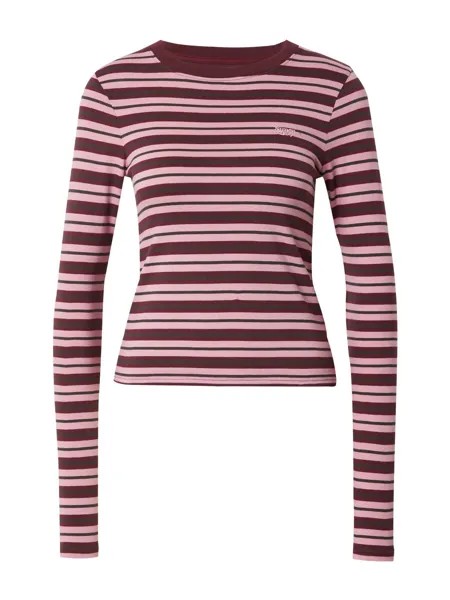 Лонгслив Superdry, цвет Berry/Light Purple