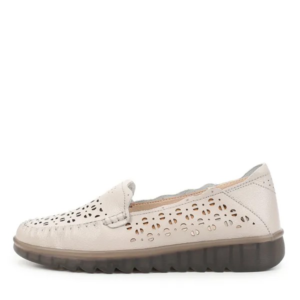Мокасины женские MUNZ SHOES 12-11WA-001VS серые 36 RU