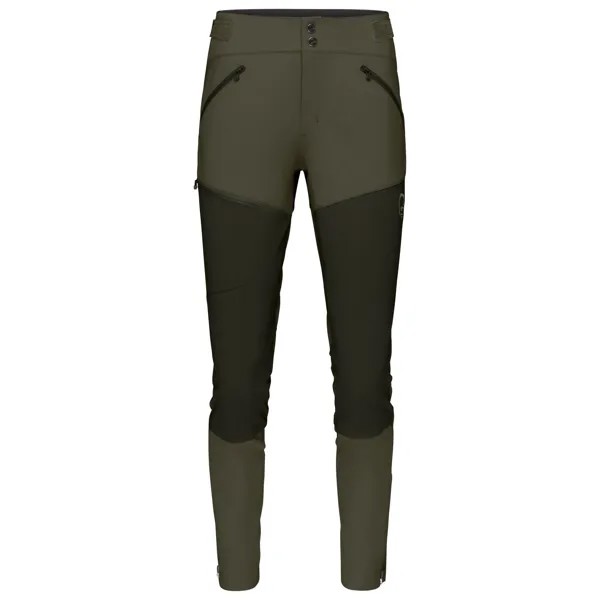 Трекинговые брюки Norrøna Women's Falketind Rugged Slim, цвет Olive Night/Rosin