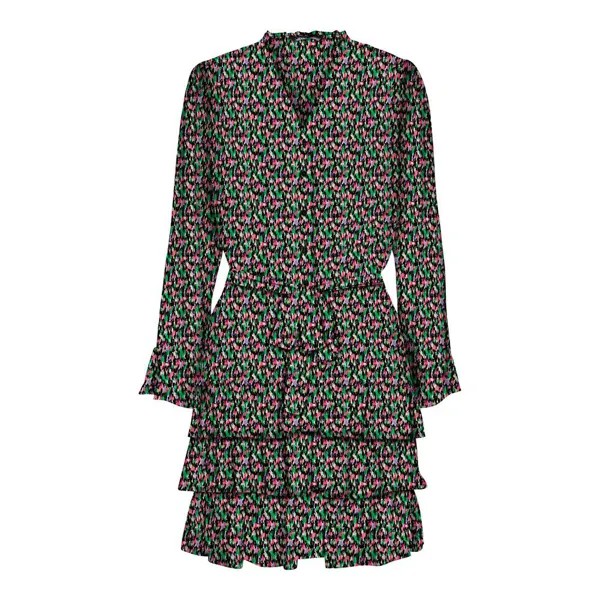 Короткое платье Only Mila Lurex, зеленый