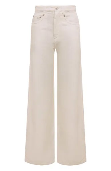 Брюки из хлопка и льна Brunello Cucinelli