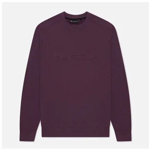 Мужская толстовка MA.Strum Embossed Logo Crew Neck фиолетовый , Размер L