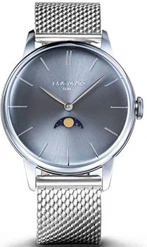 Fashion наручные  мужские часы Locman 0256A07A-00GYNKB0. Коллекция 1960 Moon Phases