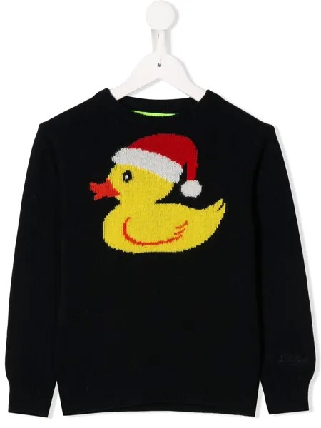 MC2 Saint Barth Kids джемпер Ducky Snow вязки интарсия