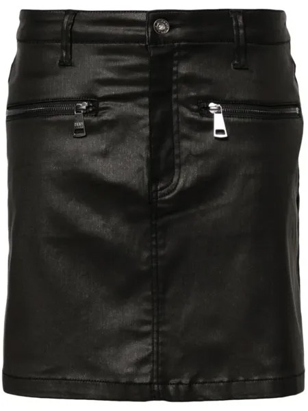 DKNY джинсовая юбка мини, черный