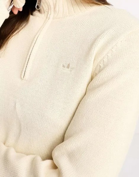 Бежевый джемпер премиум-класса adidas Originals Essentials