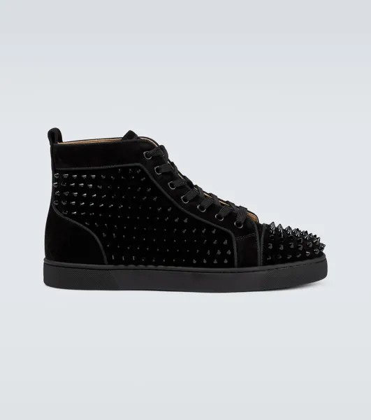 Замшевые кроссовки Louis Orlato Christian Louboutin, черный