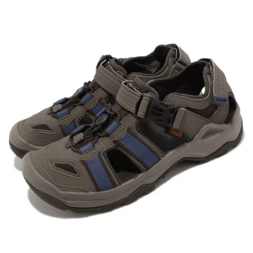 Teva Omnium 2 Коричнево-Синие Мужские Быстросохнущие Сандалии для Водной Обуви На Открытом Воздухе 1019180-BNGC