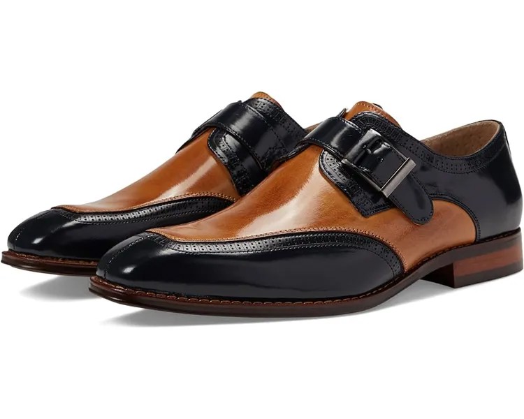 Оксфорды Stacy Adams Garven Monk Strap, цвет Navy Multi