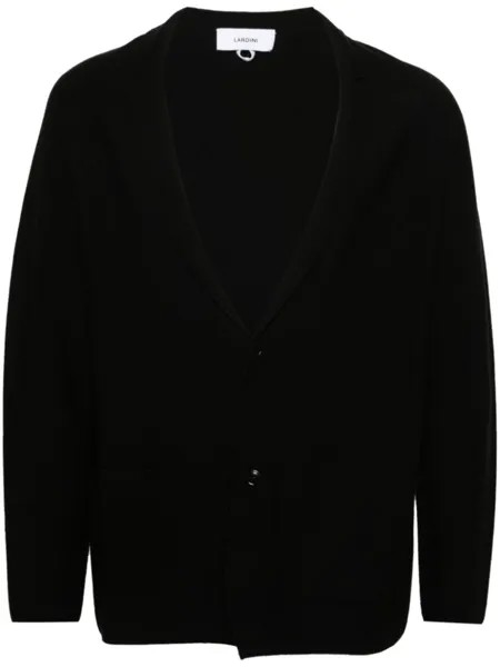 Lardini кардиган на пуговицах, черный