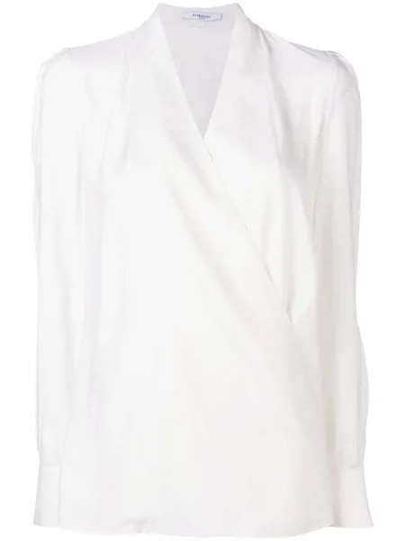 Givenchy блузка с запахом