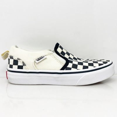 Vans Boys Asher 721356 Белая повседневная обувь Кроссовки Размер 1