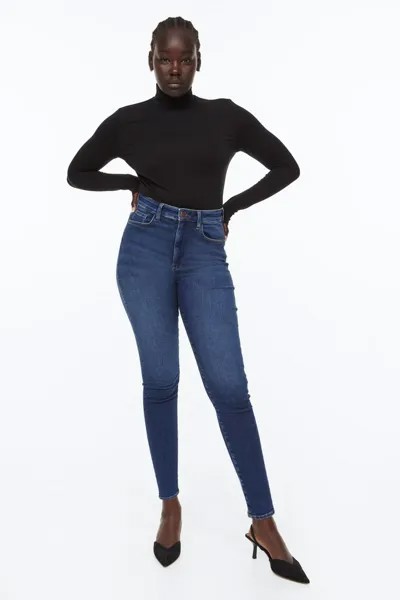 Джинсы женские H&M 0986211007 синие 3XL (доставка из-за рубежа)