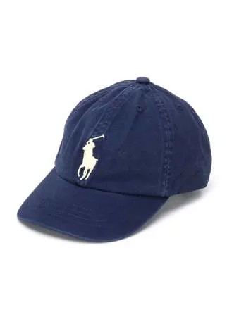 Ralph Lauren Kids кепка с вышитым логотипом