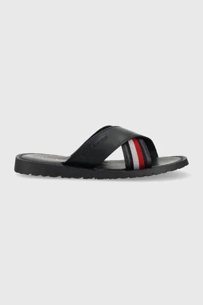 Шлепанцы HILFIGER CRISS CROSS SANDAL Tommy Hilfiger, темно-синий