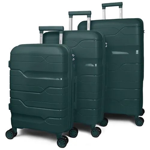Умный чемодан Ambassador, 100 л, зеленый