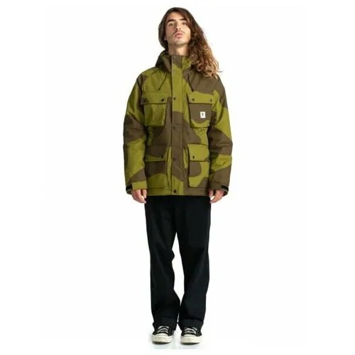 Мужская Водонепроницаемая Куртка Element Mountain Parka, Цвет хаки, Размер XL