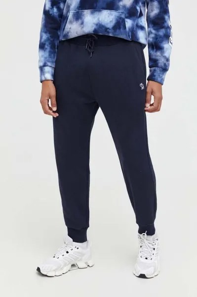 Спортивные брюки Abercrombie & Fitch, темно-синий