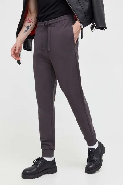Спортивные брюки из хлопка Hugo, серый