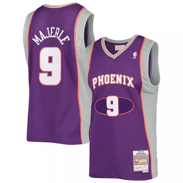 Мужская майка Mitchell & Ness Dan Majerle Purple Phoenix Suns 2001-02 Hardwood Classics Swingman