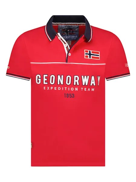 Футболка поло Geographical Norway, красный
