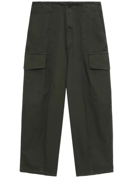 Comme des Garçons Homme зауженные брюки карго, зеленый