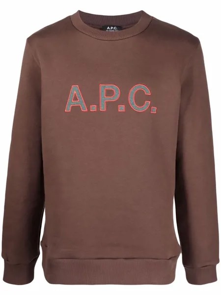 A.P.C. джемпер с логотипом