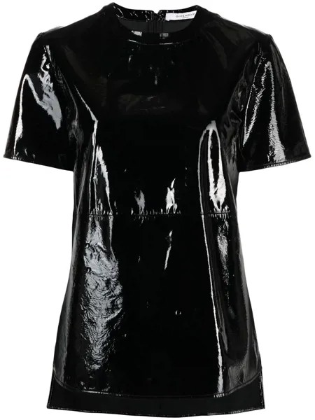 Givenchy Pre-Owned лакированный топ 2000-х годов