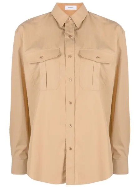 WARDROBE.NYC рубашка Oversize, нейтральный цвет
