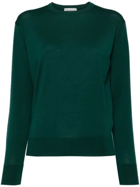 John Smedley свитер Emmy, зеленый