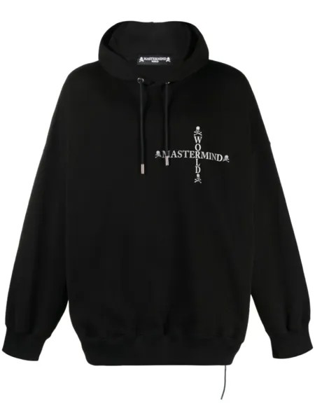 Mastermind World худи с кулиской и логотипом, черный