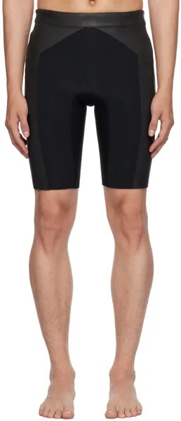 Эксклюзивные черно-серые шорты для плавания Haydenshapes от SSENSE Dion Lee