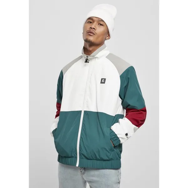 Куртка Urban Classics Starter Color Block Retro, зеленый