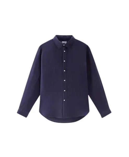 Уютная зимняя куртка парка Woolrich, синий