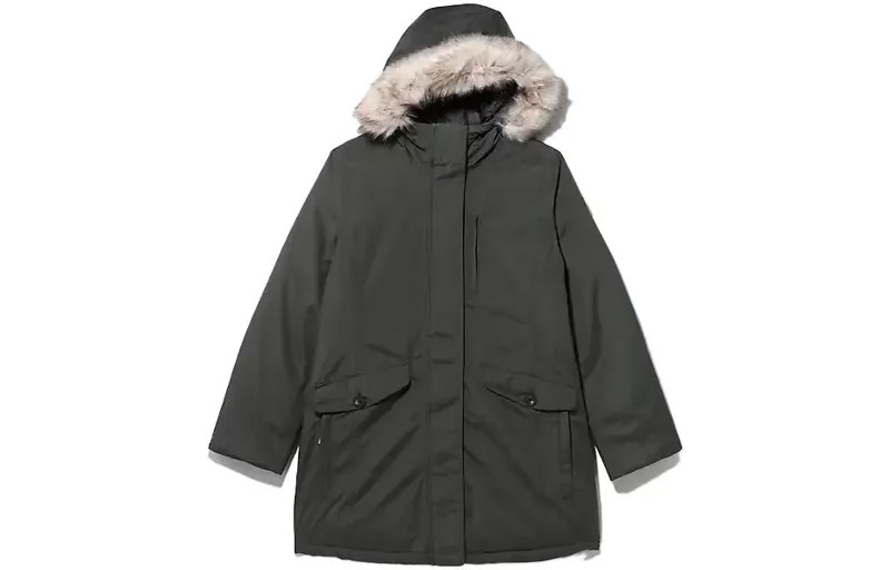 Пальто женское зеленое Timberland