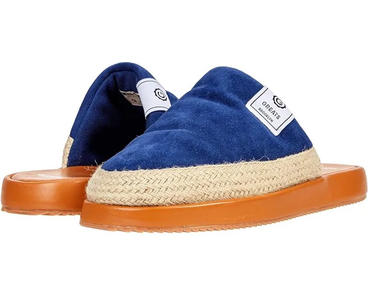 Домашняя обувь GREATS Foster Jute Slipper, темно-синий