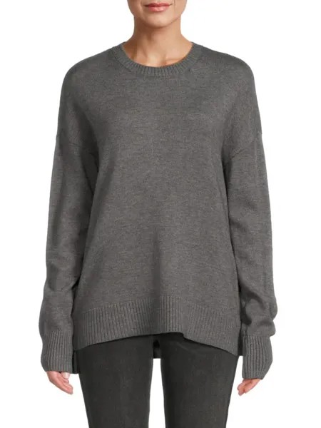Свитер с заниженными плечами Ellen Tracy, цвет Medium Grey