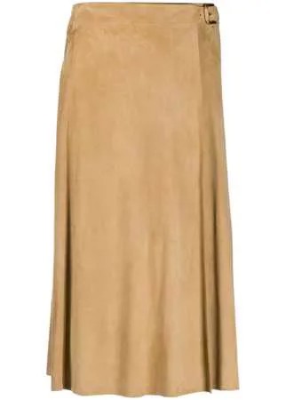 Ralph Lauren Collection юбка миди с пряжкой