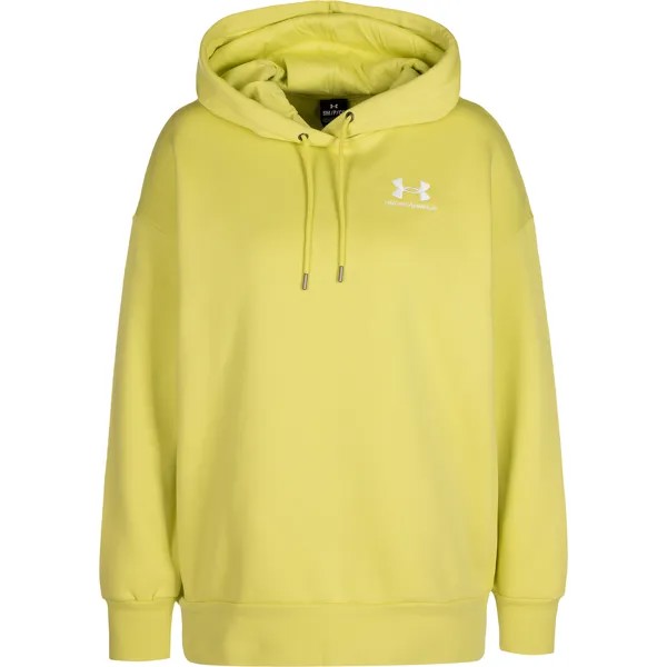 Толстовка Under Armour Hoodie Essential Fleece, цвет hellgrün/weiß