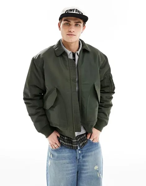 Зеленый бомбер Carhartt WIP Olten