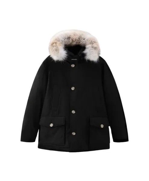 Пальто с защитой от воды и ветра Woolrich, черный