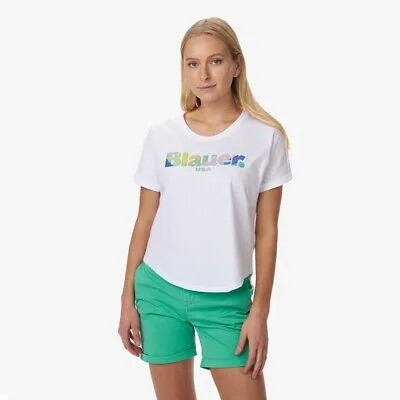 Женская футболка BLAUER BLDH02243 BLAUER США Белый E2022