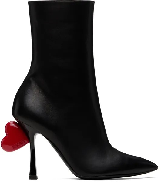 Черные ботинки Sweet Heart Moschino