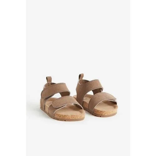 Сандалии H&M, размер 24, бежевый