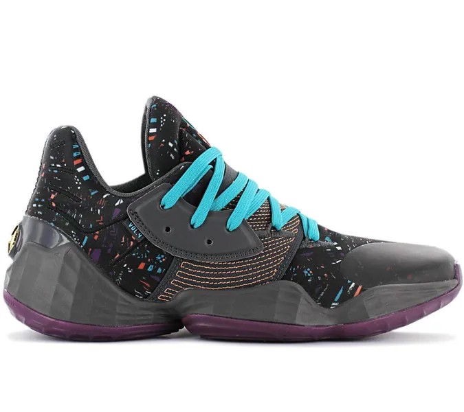 Adidas Джеймс Харден Том. 4 - Мужские баскетбольные туфли Черные EF9924 Кроссовки Спортивная обувь ORIGINAL