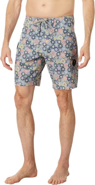Шорты для плавания Far Out 18,5 дюйма VISSLA, цвет Dark Denim