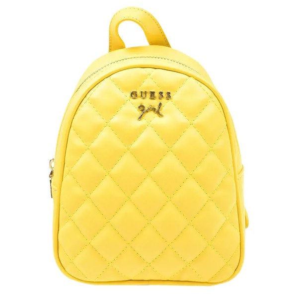Желтый стеганый рюкзак, 18х19х8 см Guess детский